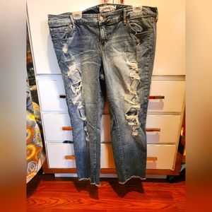 Torrid distressed jeans size 18